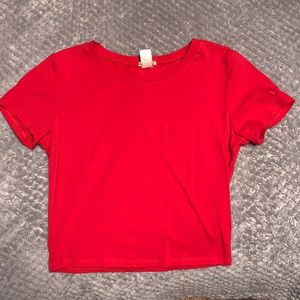 Red Crop Top